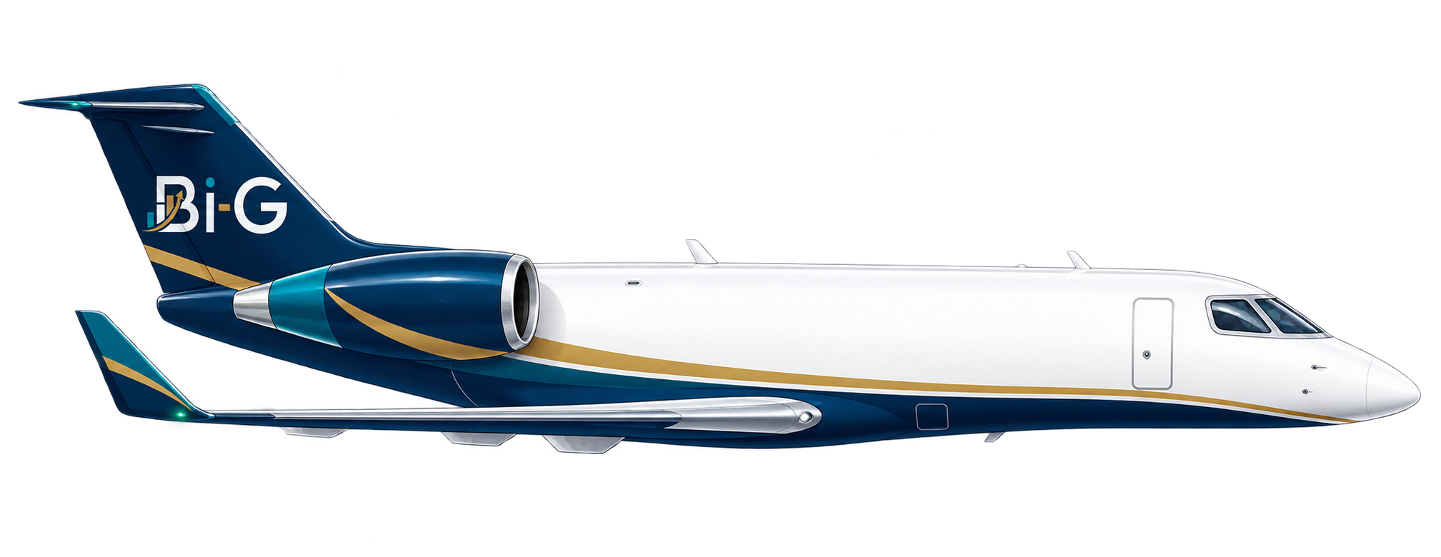 Bi-G branded aeroplane